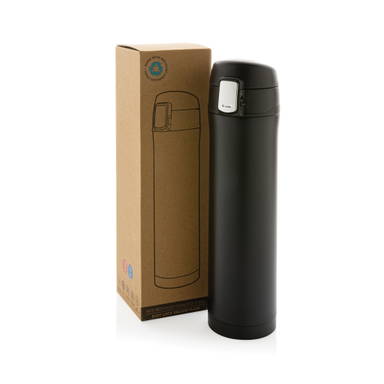 RCS gerecycled roestvrijstalen easy lock thermosfles