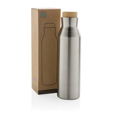 Gaia RCS-gecertificeerde gerecyclede rvs vacuümfles