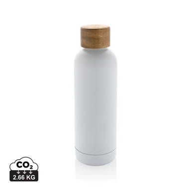 Wood RCS-gecertificeerde gerecycled rvs vacuümfles
