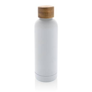 Wood RCS-gecertificeerde gerecycled rvs vacuümfles