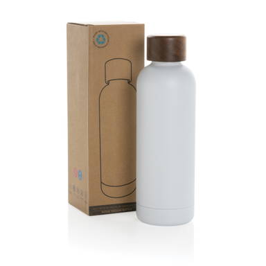 Wood RCS-gecertificeerde gerecycled rvs vacuümfles