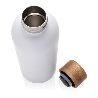 Wood RCS-gecertificeerde gerecycled rvs vacuümfles