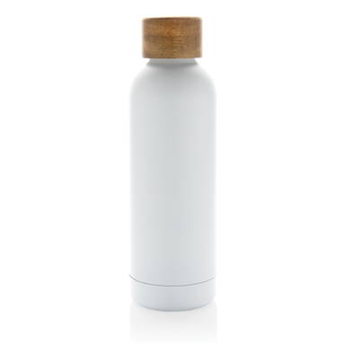 Wood RCS-gecertificeerde gerecycled rvs vacuümfles