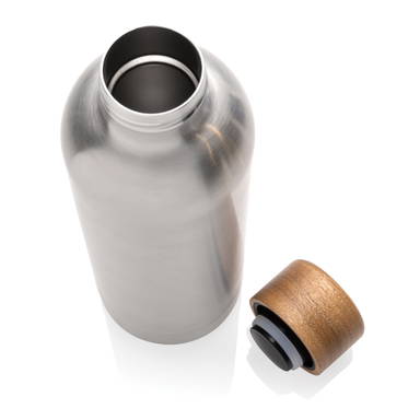 Wood RCS-gecertificeerde gerecycled rvs vacuümfles