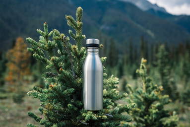 RCS gerecycled roestvrijstalen luxe waterfles