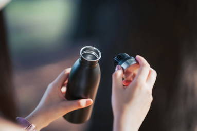 RCS gerecycled roestvrijstalen luxe waterfles