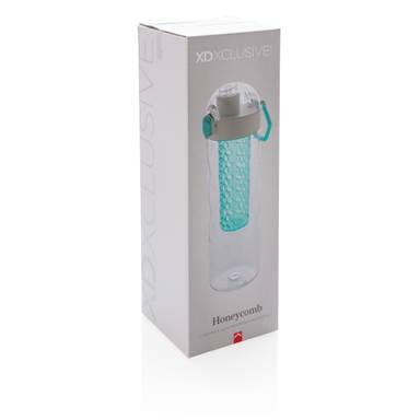 Honeycomb afsluitbare lekvrije waterfles met infuser