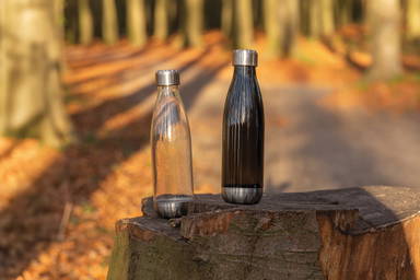 Lekvrije waterfles met rvs dop