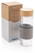 Impact dubbelwandige borosilicaat glazen drinkfles
