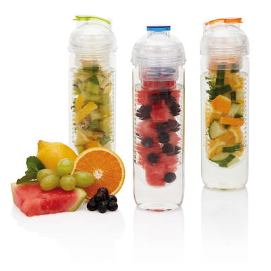 Waterfles met infuser accent