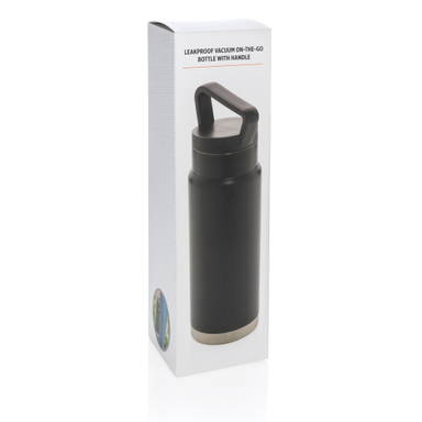 Lekvrije vacuümfles on-the-go met handvat