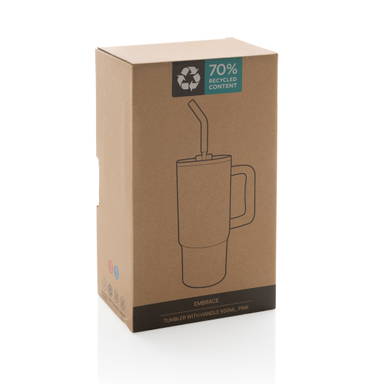 Embrace deluxe RCS recycled RVS drinkbeker 900ml