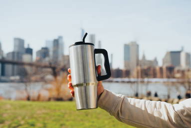 Embrace deluxe RCS recycled RVS drinkbeker 900ml