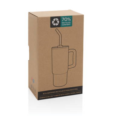 Embrace deluxe RCS recycled RVS drinkbeker 900ml