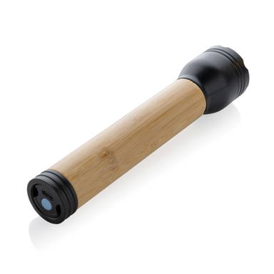 Lucid 5W zaklamp van RCS gerecycled plastic en bamboe