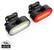 Lumino RCS rplastic USB-oplaadbare fietslamp set