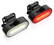 Lumino RCS rplastic USB-oplaadbare fietslamp set