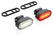 Lumino RCS rplastic USB-oplaadbare fietslamp set