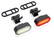 Lumino RCS rplastic USB-oplaadbare fietslamp set