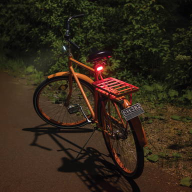 Lumino RCS rplastic USB-oplaadbare fietslamp set