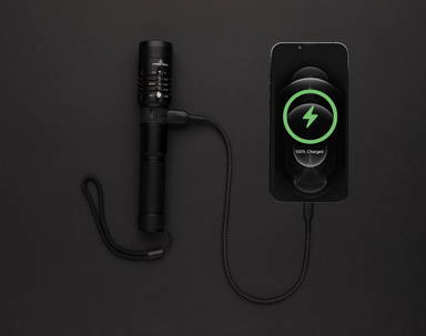 Gear X USB oplaadbare zaklamp