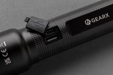 RCS gerecycled aluminium heavy duty USB-oplaadbare zaklamp