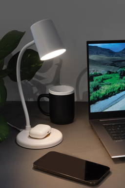 Zenara RCS 15W draadloze bureaulamp van gerecycled plastic