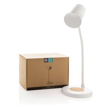 Zenara RCS 15W draadloze bureaulamp van gerecycled plastic