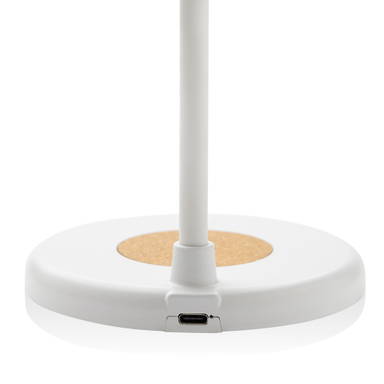 Zenara RCS 15W draadloze bureaulamp van gerecycled plastic