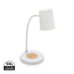 Zenara RCS 15W kabelloses Schreibtischlampe aus recyceltem Kunststoff