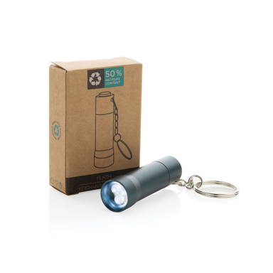 Flash RCS gerecycled aluminium sleutelhanger zaklamp