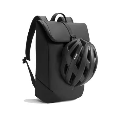 Urban water-resistant flap-top rugzak