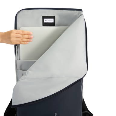 Urban water-resistant flap-top rugzak