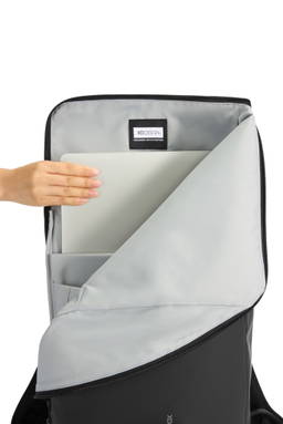 Urban water-resistant flap-top rugzak