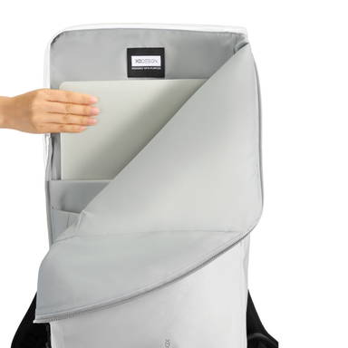 Urban water-resistant flap-top rugzak