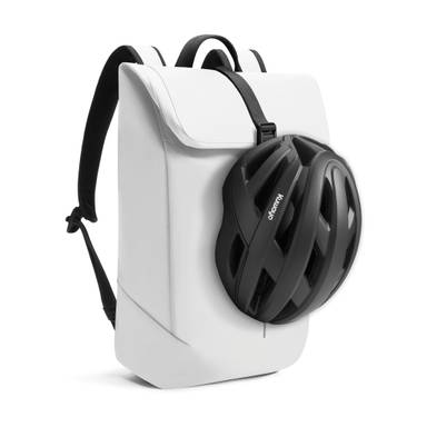Urban water-resistant flap-top rugzak
