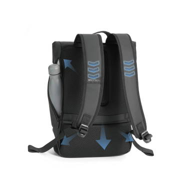 Urban water-resistant flap-top rugzak