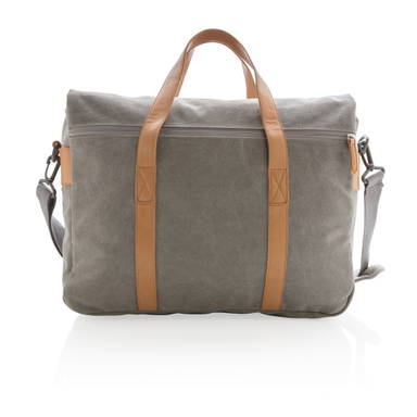 Canvas laptop tas PVC vrij
