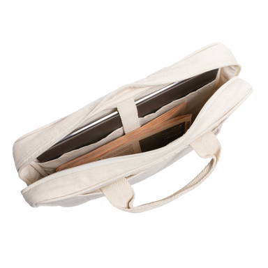 Laluka AWARE™ gerecyclede katoenen 15,4 inch laptoptas