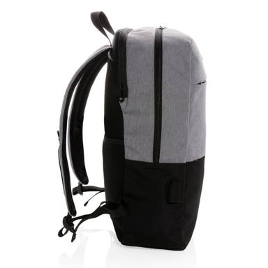 Modern 15.6" USB & RFID laptop rugzak PVC vrij