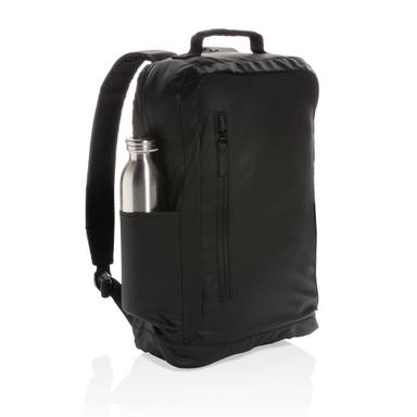Fashion black PVC vrije 15.6" laptop rugtas