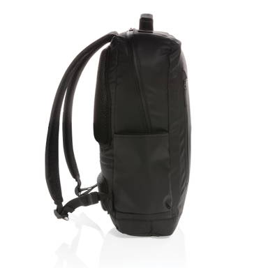 Fashion black PVC vrije 15.6" laptop rugtas