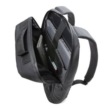 Fashion black PVC vrije 15.6" laptop rugtas