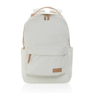 Impact AWARE™ 16 oz. recycled canvas laptop rugzak