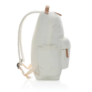 Impact AWARE™ 16 oz. recycled canvas laptop rugzak