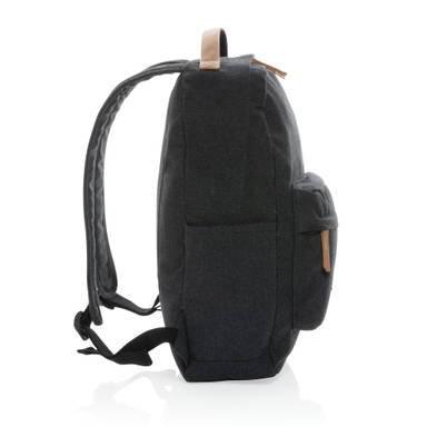 Impact AWARE™ 16 oz. recycled canvas laptop rugzak