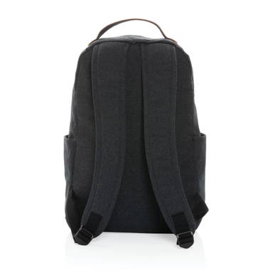 Impact AWARE™ 16 oz. recycled canvas laptop rugzak