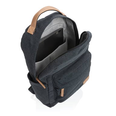 Impact AWARE™ 16 oz. recycled canvas laptop rugzak