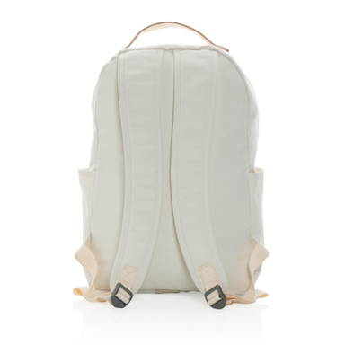 Impact AWARE™ 16 oz. recycled canvas laptop rugzak