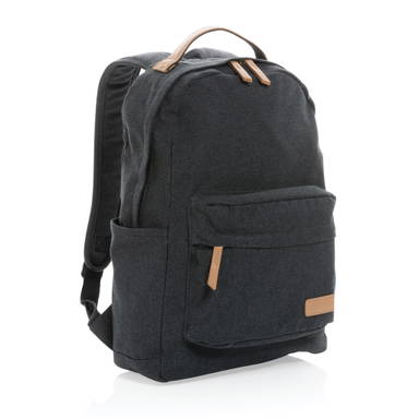 Impact AWARE™ 16 oz. recycled canvas laptop rugzak